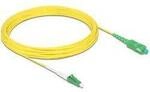 Delock 83876 Glasfaser LWL Anschlusskabel 10 m Gelb [1x LC-Stecker - 1x SC