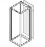 nVent SCHROFF 26230373 19 Zoll Netzwerkschrank-R&uuml;ckwand 16 HE Grau