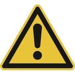 SAFETYMARKING Warnschild Allgemeines Warnzeichen Folie selbstklebend 50 mm ISO 7010