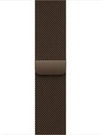 APPLE MJNN4ZM/A, Apple Watch Milanaise Loop Armband 46 mm M/L Dunkelbraun