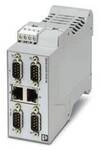 Phoenix Contact 2702767 GW MODBUS TCP/RTU 2E/4DB9 Schnittstellen-Wandler...