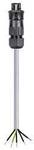 Wieland Electric 96.453.1084.1 Anschlussleitung Schwarz 1 mm