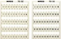 WAGO 793-4502, WAGO 793-4502 Bezeichnungskarten Passend f&uuml;r (Details):