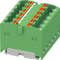 PHOENIX CONTACT 3002772, Phoenix Contact 3002772 Verteilerblock Push-In-Klemme Gr&uuml;n