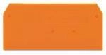 WAGO 281-329 Abschluss- und Trennplatte Orange 100 St.