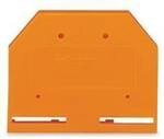 WAGO 280-302 Abschluss- und Trennplatte Orange 100 St.