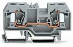WAGO 284-901 Durchgangsklemme 10 mm Zugfeder Belegung: L Grau 25 St. Package