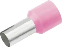 CIMCO 187105, Cimco 187105 Aderendh&uuml;lse 0.34 mm&sup2; Teilisoliert Rosa 100 St.