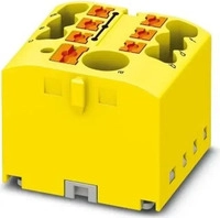 PHOENIX CONTACT 3273336, Phoenix Contact 3273336 Verteilerblock 25.2 mm Zugfeder Gelb