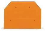 WAGO 282-312 Abschluss- und Trennplatte Orange 50 St.
