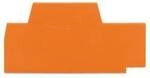 WAGO 280-343 Abschluss- und Trennplatte Orange 100 St.
