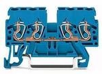 WAGO 870-834 Durchgangsklemme 5 mm Zugfeder Belegung: N Blau 100 St. Package