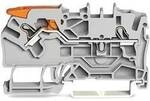 WAGO 2102-1201 Durchgangsklemme 5.20 mm Push-In-Klemme Grau 50 St. Piece