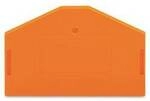 WAGO 280-313 Abschluss- und Trennplatte Orange 100 St.