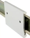 BOPLA 34035100, Bopla TSH 35 AL - 100 Hutschienen-Montagesockel Metall Natur (L x B x