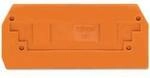 WAGO 282-328 Abschluss- und Trennplatte Orange 100 St.