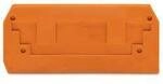 WAGO 284-328 Abschluss- und Trennplatte Orange 100 St.