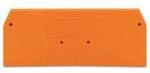 WAGO 281-326 Abschluss- und Trennplatte Orange 100 St.