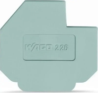 WAGO 226-110, WAGO 226-110 Abschlussplatte Grau 25 St. Piece