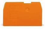 WAGO 870-934 Abschluss- und Trennplatte Orange 100 St.