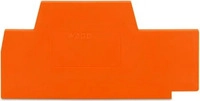 WAGO 281-343, WAGO 281-343 Abschluss- und Trennplatte Orange 100 St.