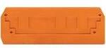 WAGO 284-339 Abschluss- und Trennplatte Orange 100 St.