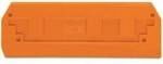 WAGO 282-339 Abschluss- und Trennplatte Orange 100 St.