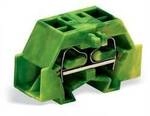 WAGO 261-337 Einzelklemme 10 mm Zugfeder Belegung: PE Gr&uuml;n, Gelb 200 St. Package