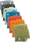 WAGO 257-400, WAGO 257-400 Abschlussplatte Blau 100 St.