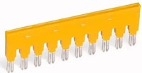 WAGO 859-404/000-029, Kammbr&uuml;cke 859-404/000-029 Polzahl: 4 Gelb 25 St. WAGO