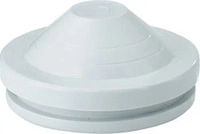 HENSEL 3622012, Hensel Ste 36 V Steckstutzen Plattenst&auml;rke (max.) 4 mm Lichtgrau 20