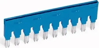 WAGO 859-404/000-006, Kammbr&uuml;cke 859-404/000-006 Polzahl: 4 Blau 200 St. WAGO