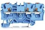 WAGO 2204-1304 Durchgangsklemme 6.20 mm Push-In-Klemme Blau 50 St. Piece