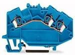 WAGO 780-651 Durchgangsklemme 5 mm Zugfeder Belegung: N Blau 50 St.