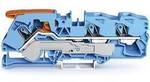 WAGO 2116-1304 Durchgangsklemme 12 mm Push-In-Klemme Blau 20 St. Piece