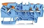 WAGO 2102-5304 Durchgangsklemme 5.20 mm Push-In-Klemme Blau 50 St. Piece