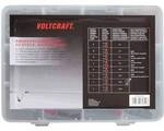 VOLTCRAFT 1417395 Krokodilklemmen-Set Schwarz, Rot L&auml;nge: 230 mm 42 St. Box