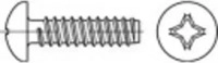 TOOLCRAFT 145079, TOOLCRAFT 145079 Linsenblechschrauben 3.9 mm 6.5 mm Kreuzschlitz