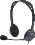 LOGITECH 981-000593, Logitech H111 On Ear Headset kabelgebunden Stereo Grau