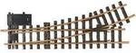 16150 G LGB Gleis Weiche, elektrisch, links 440 mm 22.5 &deg; 1243 mm 1 St.