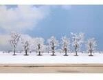 NOCH 25075 Baumpackung Winterb&auml;ume 80 bis 100 mm Schnee-Wei&szlig; 7 St.