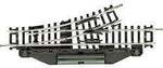 22249 N Fleischmann Gleis (ohne Bettung) Weiche, elektrisch, links 104.2 mm 24 &deg;