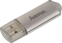 HAMA 00108072, hama 00108072 USB-Stick Laeta, USB 2.0, 128 GB, 15MB/s, Silber