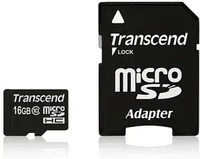 TRANSCEND TS16GUSDHC10, Transcend Premium microSDHC-Karte Retail 16 GB Class 10,
