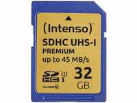 INTENSO 3421480, Intenso Premium SDHC-Karte 32 GB Class 10, UHS-I