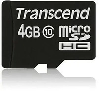 TRANSCEND TS4GUSDC10, Transcend Premium microSDHC-Karte Industrial 4 GB Class 10