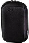 hama 00126656 Kameratasche Hardcase Colour Style, 7,5 x 4,5 x 12,5 cm innen, Schwarz