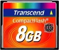 TRANSCEND TS8GCF133, Transcend Standart 133x CF-Karte 8 GB