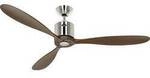 CasaFan AEROPLAN ECO 132 BN-NB Fl&uuml;gel Massivholz Nussbaum Deckenventilator 27...