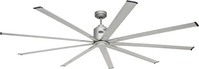 CASAFAN 922012, CasaFan BIG SMOOTH ECO 220 TS-TS Fl&uuml;gel Titansilber Deckenventilator